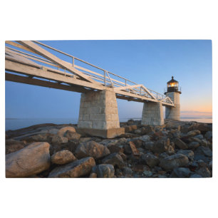 Impresión En Metal Faros   Faro Port Clyde Maine