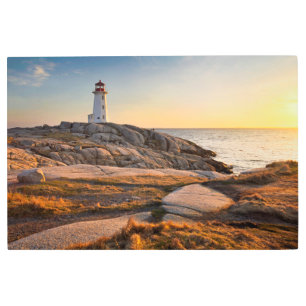 Impresión En Metal Faros   Peggy's Cove Nova Scotia