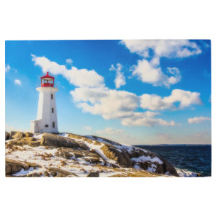 Impresión En Metal Faros   Peggy's Cove Nova Scotia