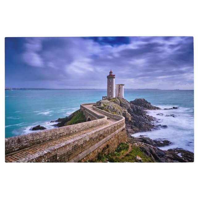 Impresión En Metal Faros | Petit Minou Lighthouse Francia (Anverso)