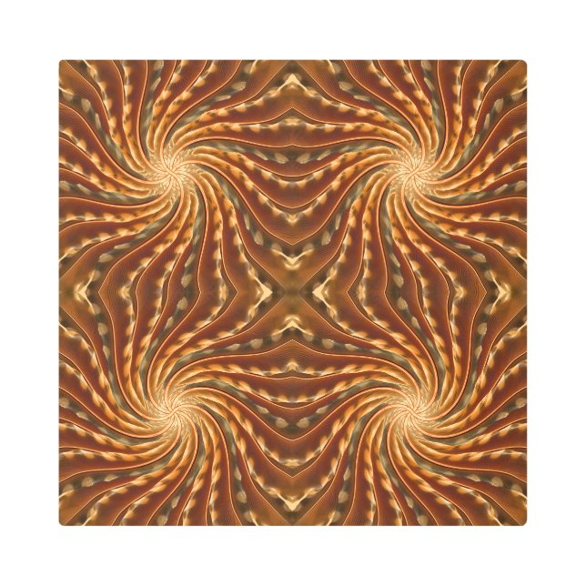 Impresión En Metal Feather Twirl (Anverso)