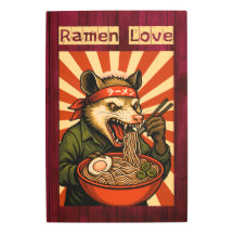 Feral Possum Eating Ramen