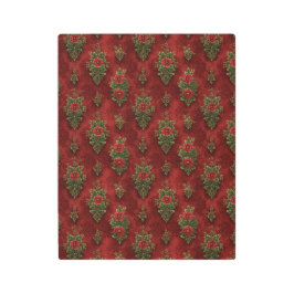 Impresión En Metal Festive Damask 
