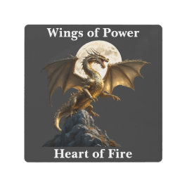 Impresión En Metal Fierce Dragon Rearing