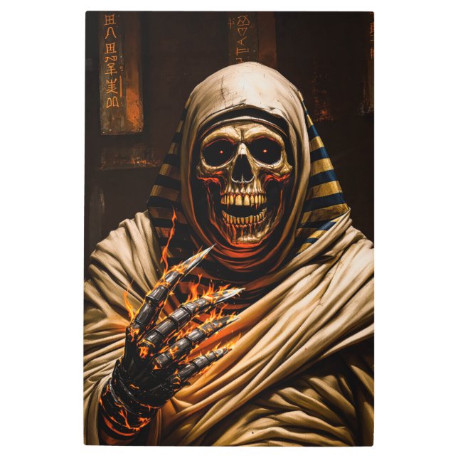 Impresión En Metal Fiery Mummy: Ancient Curse Awakens (Anverso)