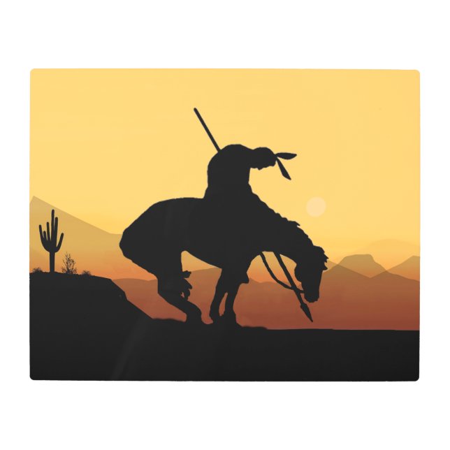 Impresión En Metal Fin del sendero (Anverso)