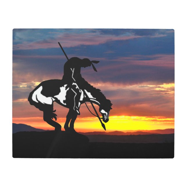 Impresión En Metal Fin del sendero (Anverso)