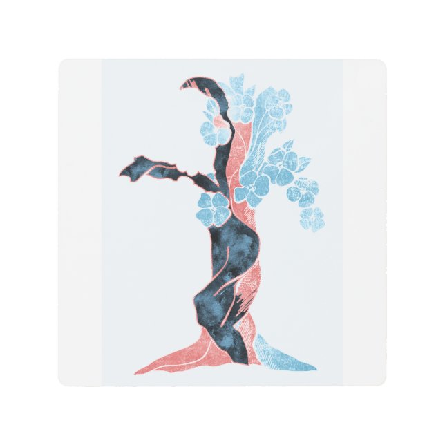 Impresión En Metal Flor de árbol (Anverso)