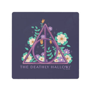 Impresión En Metal Floral Deathly Hallow Graphic