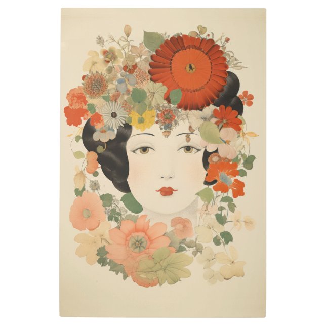 Impresión En Metal Floral Elegance (Anverso)