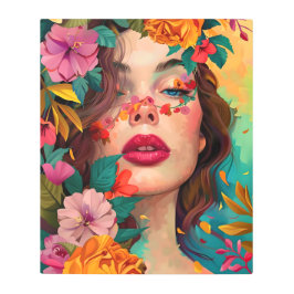 Impresión En Metal Floral Reverie