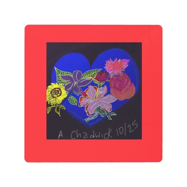 Impresión En Metal Floral Session Metal Print (Anverso)