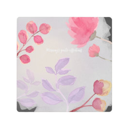 Impresión En Metal Flores