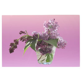 Impresión En Metal Flores de lagarto y luz natural