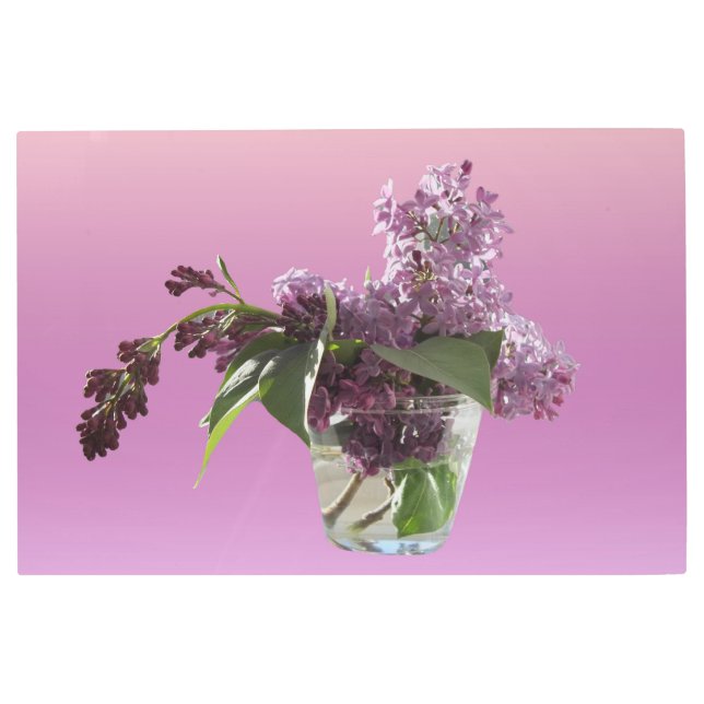 Impresión En Metal Flores de lagarto y luz natural (Anverso)