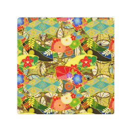 Impresión En Metal Flores de verano