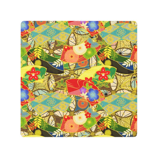 Impresión En Metal Flores de verano (Anverso)