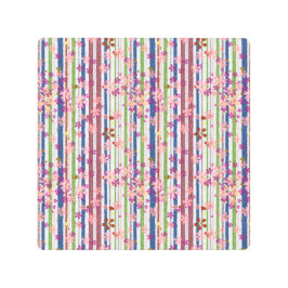 Impresión En Metal Flores de Woodland