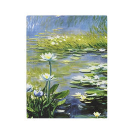 Impresión En Metal Flores exuberantes de Agapanthus en Giverny