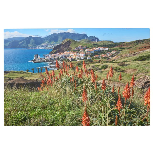 Impresión En Metal Flores | Isla Madeira Portugal (Anverso)