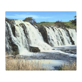 Impresión En Metal Flowing Waters of Hopkins Falls