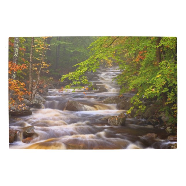 Impresión En Metal Fluyendo por el sendero de los Apalaches (Anverso)