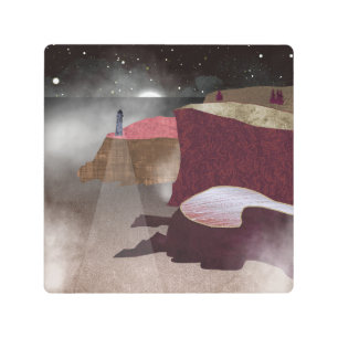 Impresión En Metal Foggy Lighthouse