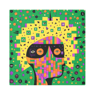 Impresión En Metal Folk 001 Nancy