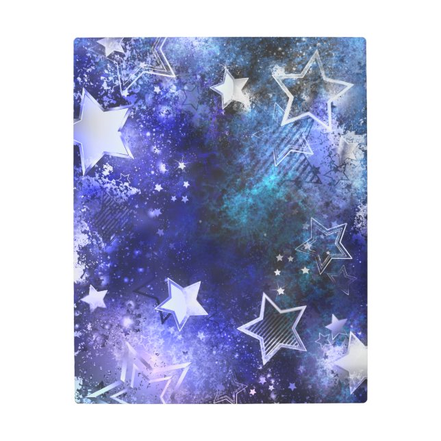 Impresión En Metal Fondo espacial con estrellas (Anverso)