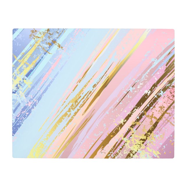 Impresión En Metal Fondo rosa texturizado (Anverso)