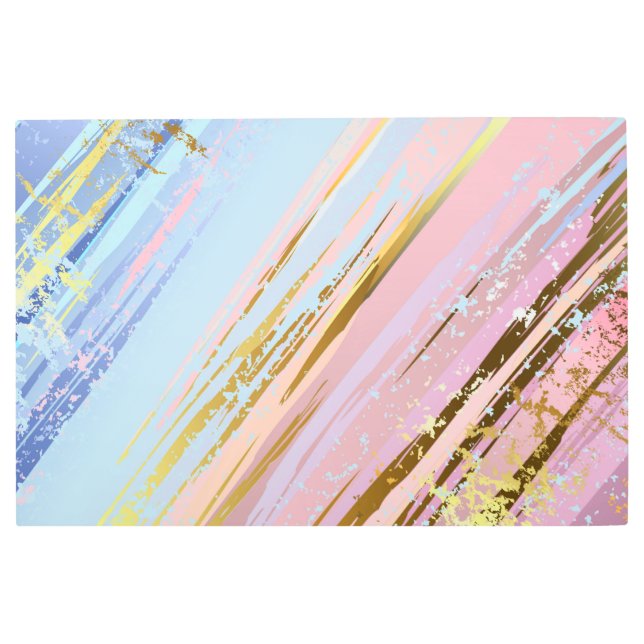 Impresión En Metal Fondo rosa texturizado (Anverso)