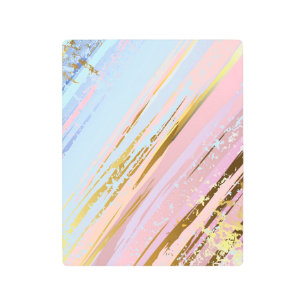 Impresión En Metal Fondo rosa texturizado