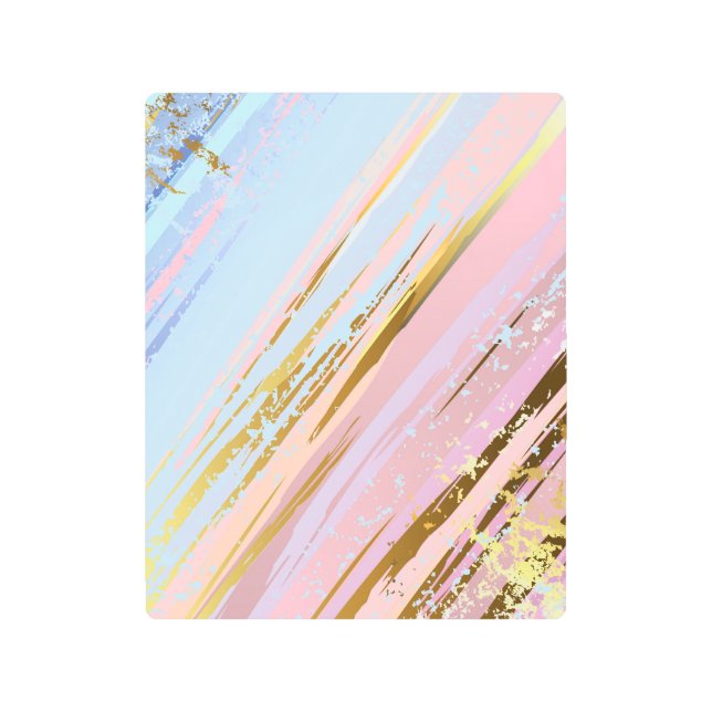 Impresión En Metal Fondo rosa texturizado (Anverso)