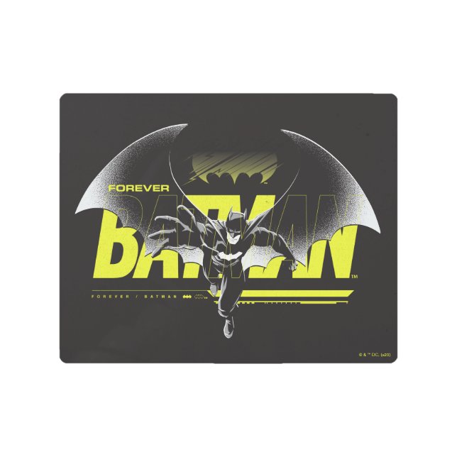 Impresión En Metal Forever Batman Alcanza Gráfica (Anverso)