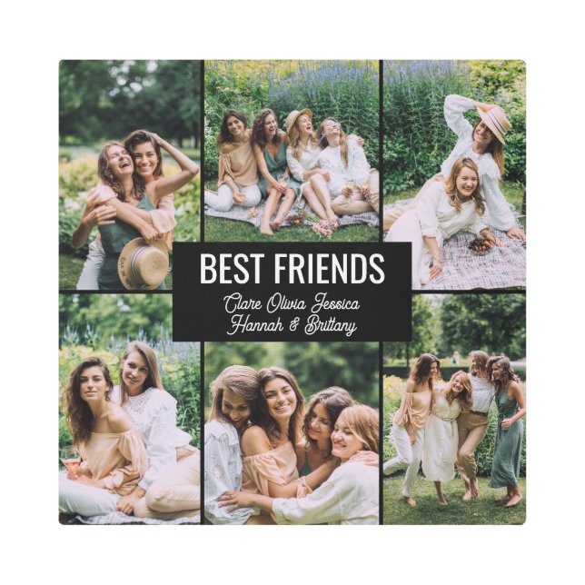 Impresión En Metal Foto de los mejores amigos (Anverso)