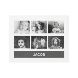 Impresión En Metal Foto de Personalizado blanco y negro - Personaliza