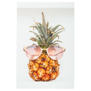 Impresión En Metal Foto de piña de fruta
