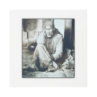 Impresión En Metal Foto de Shirdi Sai Baba Orignal