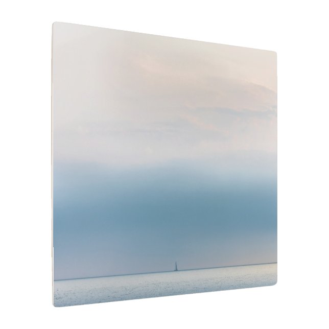 Impresión En Metal Foto de viaje en barco de vela (Angulado)