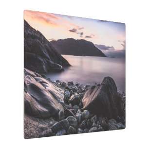 Impresión En Metal Foto paisajista de Noruega