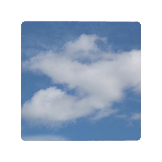 Impresión En Metal Fotografía de formas de nube (Anverso)