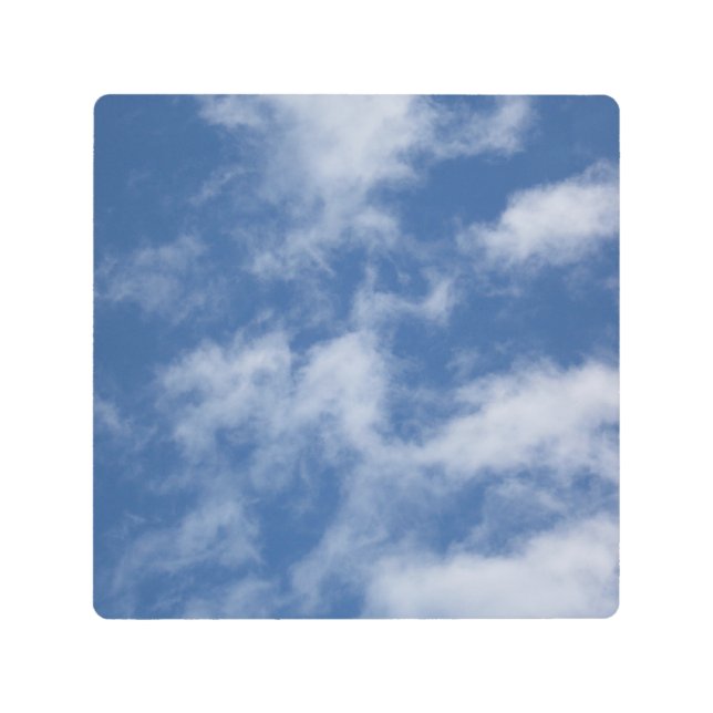 Impresión En Metal Fotografía de formas de nube (Anverso)