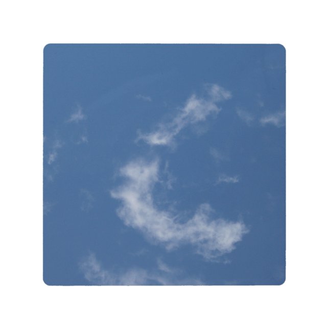 Impresión En Metal Fotografía de formas de nube (Anverso)
