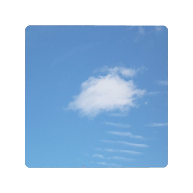 Impresión En Metal Fotografía de formas de nube (Anverso)