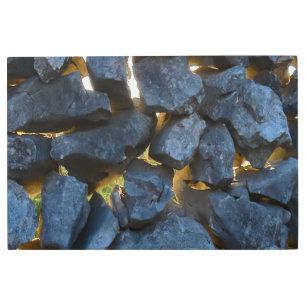 Impresión En Metal Fotografía rusa en pared de piedra croata