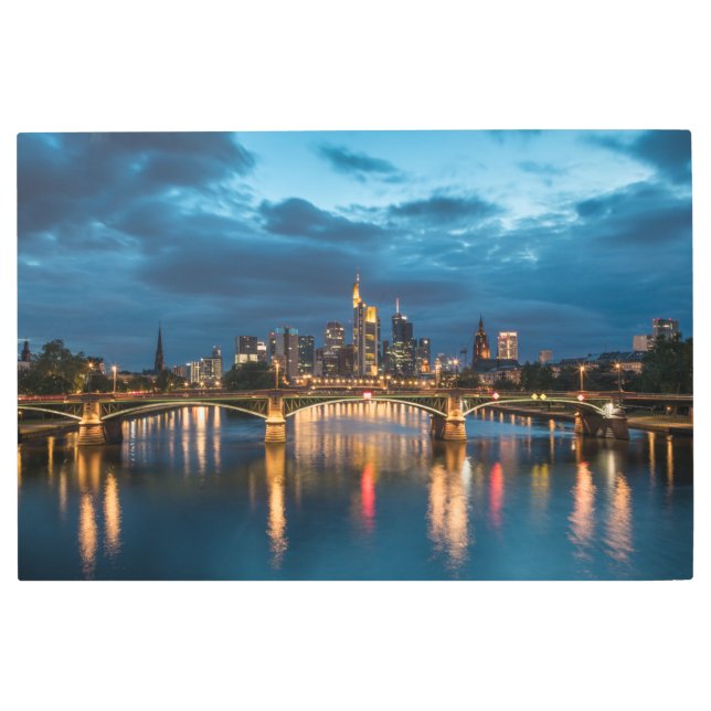 Impresión En Metal Fráncfort del Meno Alemania (Anverso)