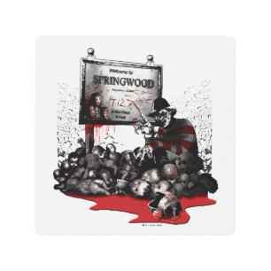 Impresión En Metal Freddy vs. Jason   Welcome to Springwood