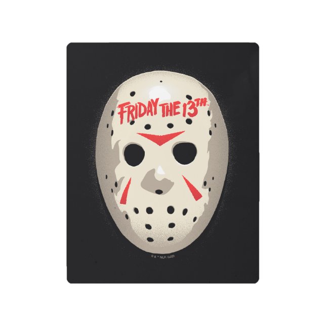 Impresión En Metal Friday the 13th | Hockey Mask Graphic (Anverso)