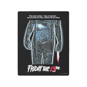 Impresión En Metal Friday the 13th   Silhouette Camp Theatrical Art