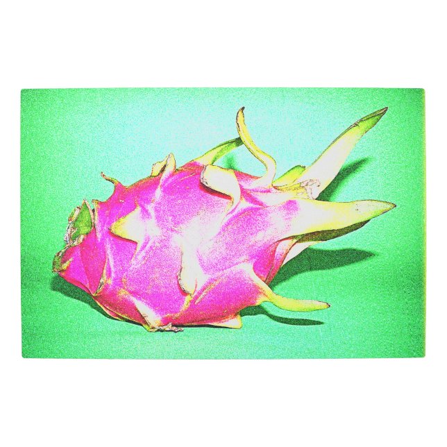 Impresión En Metal "Fruta del Dragón Brillante" Foto Cuta. ¡Hazte con (Anverso)